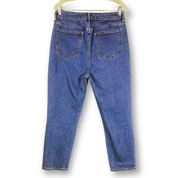 Pacsun Mom Jeans Size 30 Medium Wash High Rise Stretch Zip Fly Cotton Blue Women - Picture 2 of 10